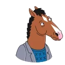 BoJack Horseman emoji 🫣