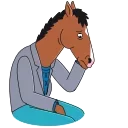 BoJack Horseman emoji 😔