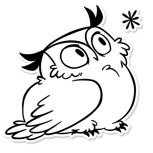 Boggart Owl sticker ❄