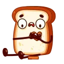 Bread Toast stiker 💔