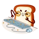 Bread Toast stiker 😈