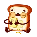 Bread Toast stiker 🙌