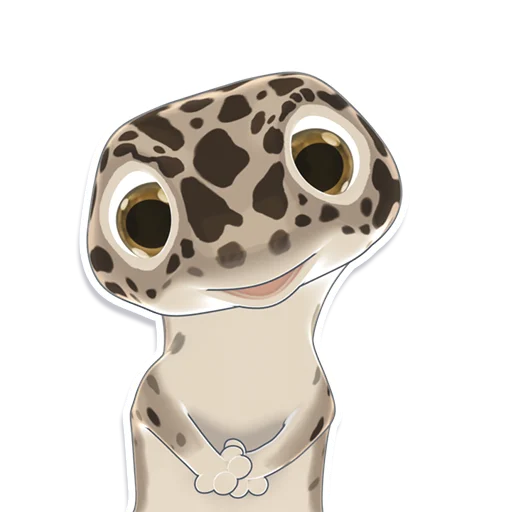 Bruce the Leopard Gecko stiker 😀