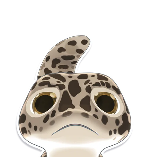 Bruce the Leopard Gecko stiker 😢