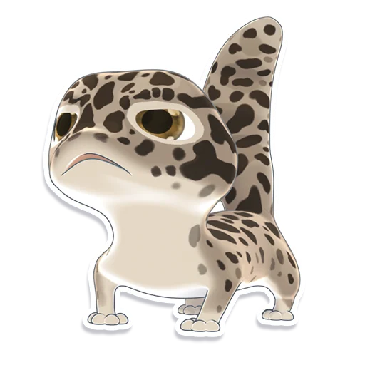 Bruce the Leopard Gecko stiker 😠