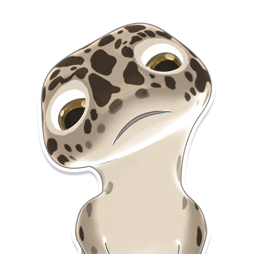 Bruce the Leopard Gecko stiker 😕