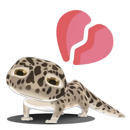 Bruce the Leopard Gecko stiker 💔
