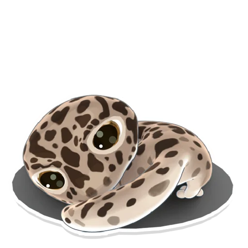 Bruce the Leopard Gecko stiker 😔