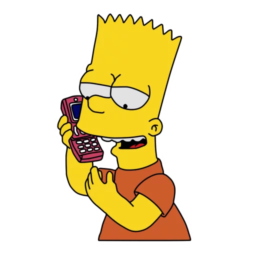 Bart stiker 