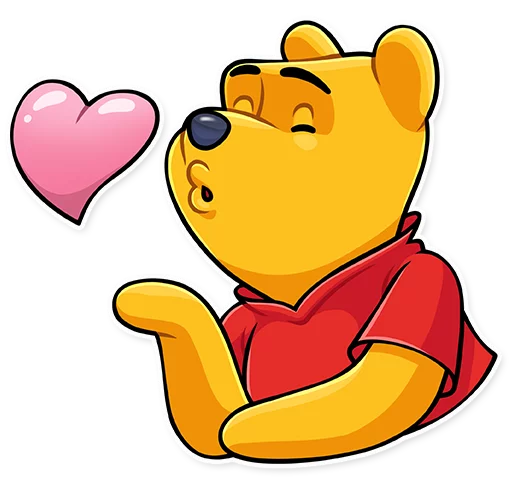 Telegram Sticker «Winnie the Pooh» 
