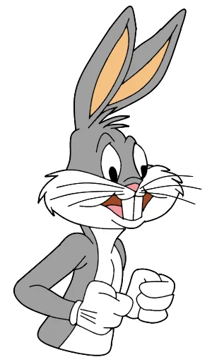 Bugs Bunny 3 stiker ✊