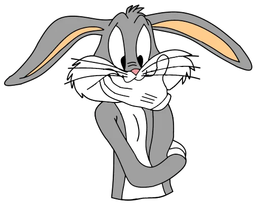 Bugs Bunny 3 stiker ☕️