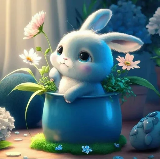 Bunny cute sticker 🐰