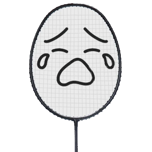 badminton emoji 😭