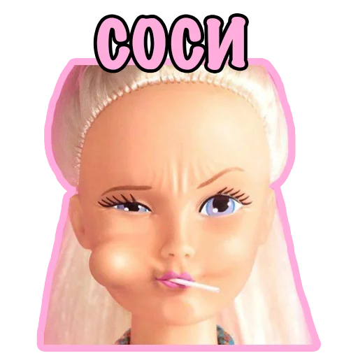 Barbie Bitch stiker ?