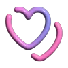 Telegram emoji валентинка 3д