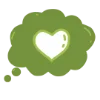 Зеленый шрифт emoji 💭