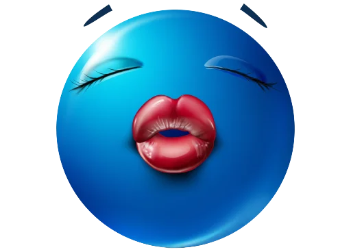 Blue Emotions sticker 😘