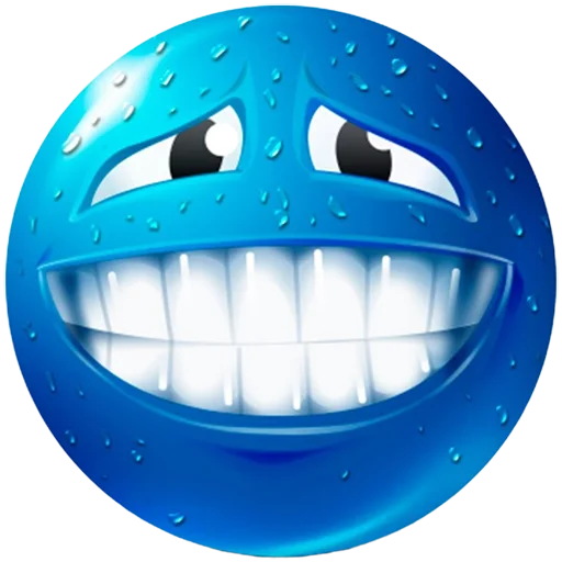 Blue Emotions sticker 😬