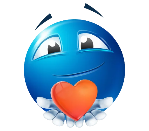 Blue Emotions sticker ❤️