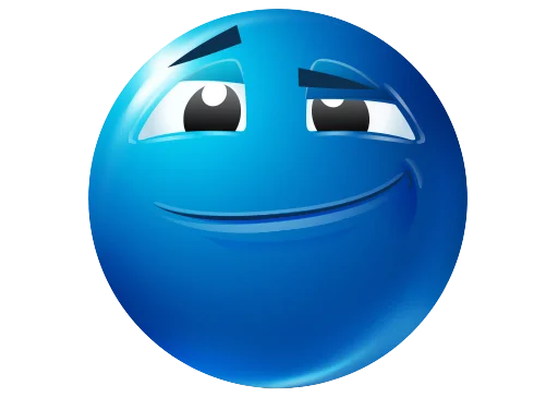 Blue Emotions sticker 😏