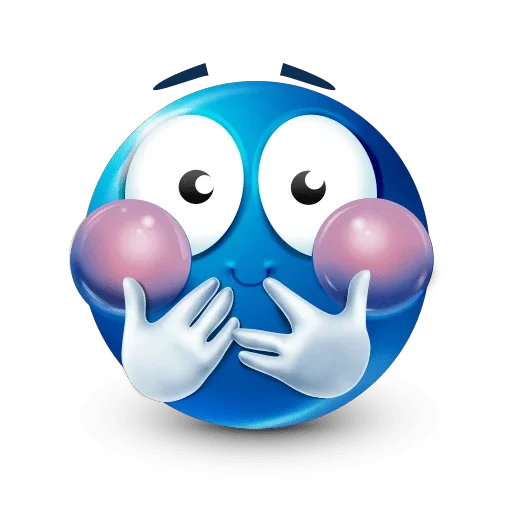 Bluemoji or Joobi emoji 🤭