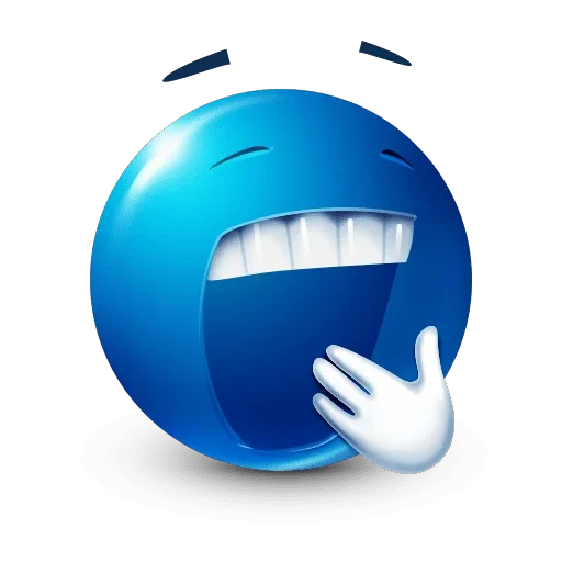 Telegram Sticker «Bluemoji or Joobi» 😏