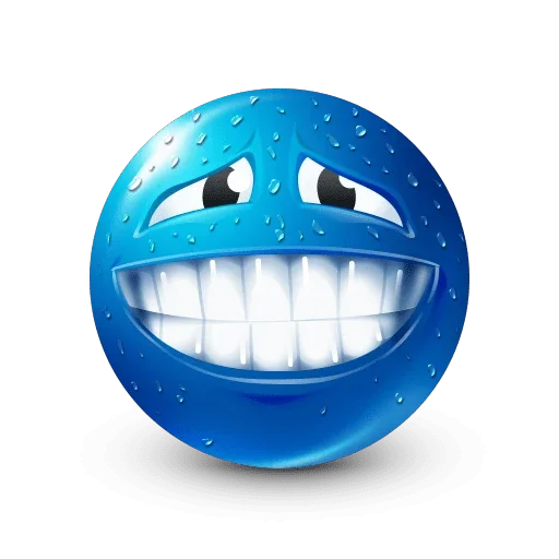 Telegram Sticker «Bluemoji or Joobi» 🥹