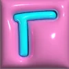 Telegram emoji 3D алфавит
