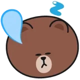 Brown and Cony emoji 😴