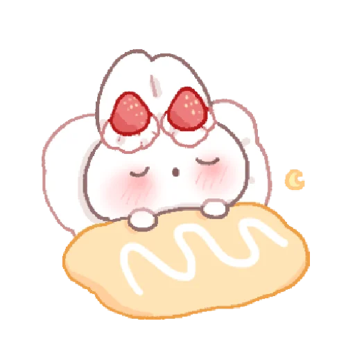 bunny pie !! ୨ 🐰 ୧  stiker 🍓