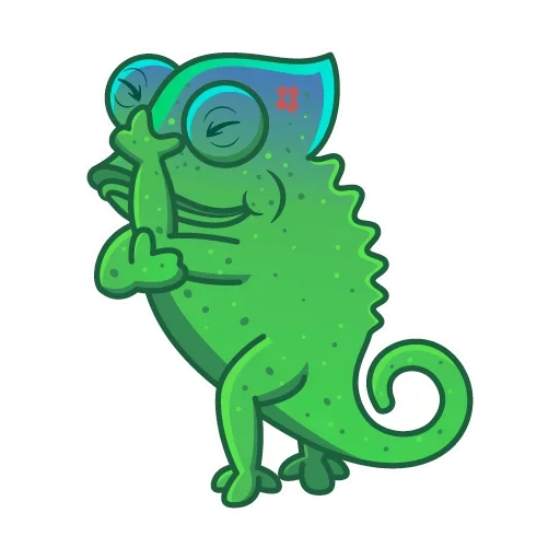 Chameleon | Хамелеон emoji 🙊