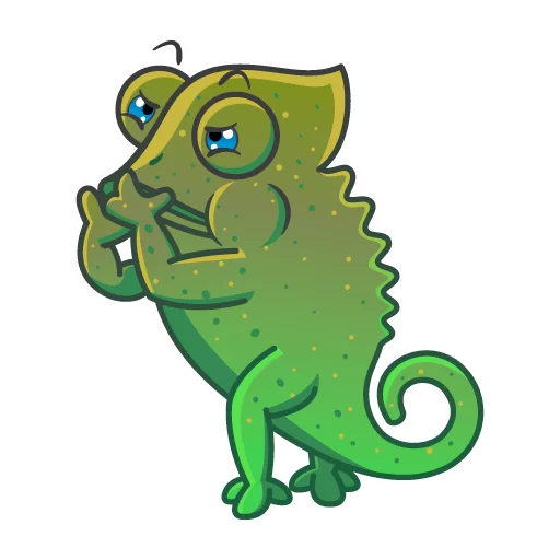 Chameleon stiker 🤕
