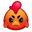 Chick Emoji sticker 😡