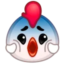 Chick Emoji sticker 😨