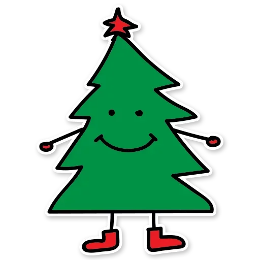 Christmas mood stiker 🌲