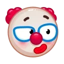 Clown emoji sticker 😈