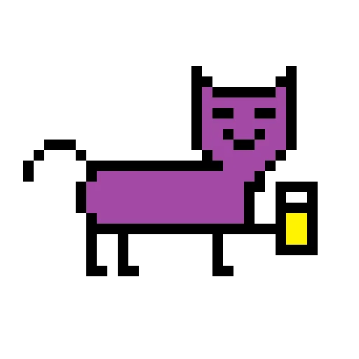 Color pixel cats pelekat ?