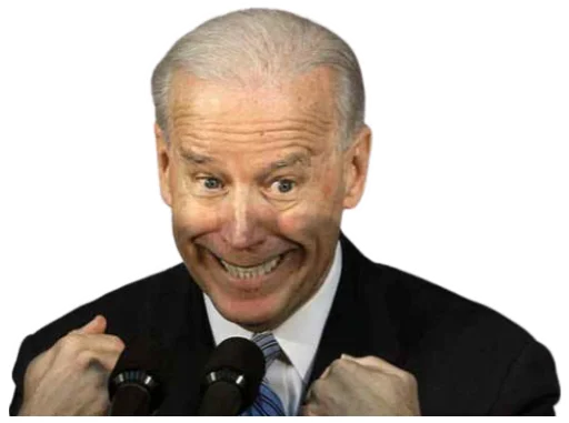 Creepy Joe Biden stiker 🦵