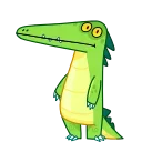 Crocodile Guy stiker 🙃