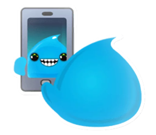 Cute and adorable jelly stiker 📱