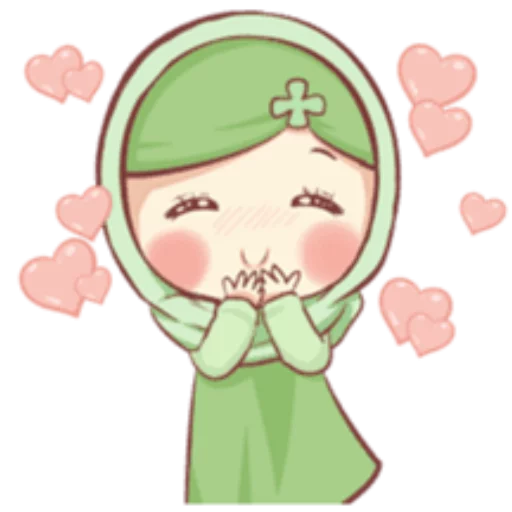 Cute Muslim Girl emoji ☺️
