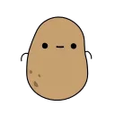 Cute Potato naljepnica 🙃