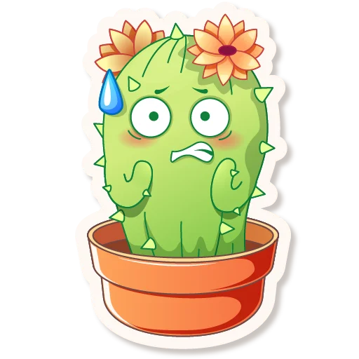 Cactus Quentin emoji 😨