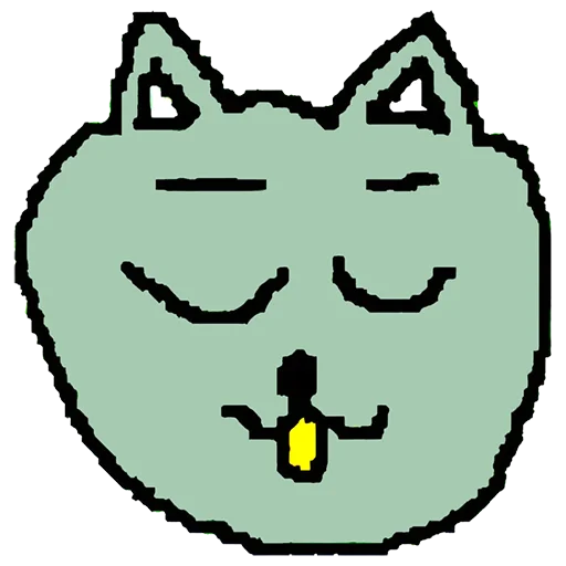 Эмодзи Garo cat 😌