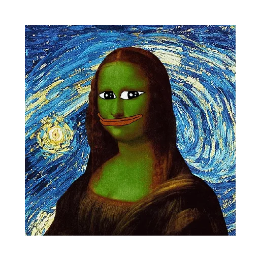 Cosplay Pepe 🐸 sticker 👩‍🦳