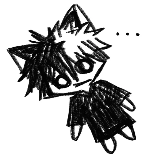 Эмодзи cursed cat 🫤