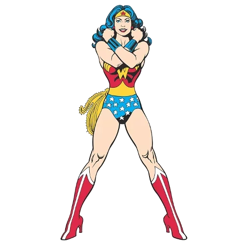 Stiker Telegram «DC comics Wonder Wom» 😌