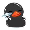 Duck X sticker 🦆