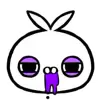 Darkness Bunny emoji 😵